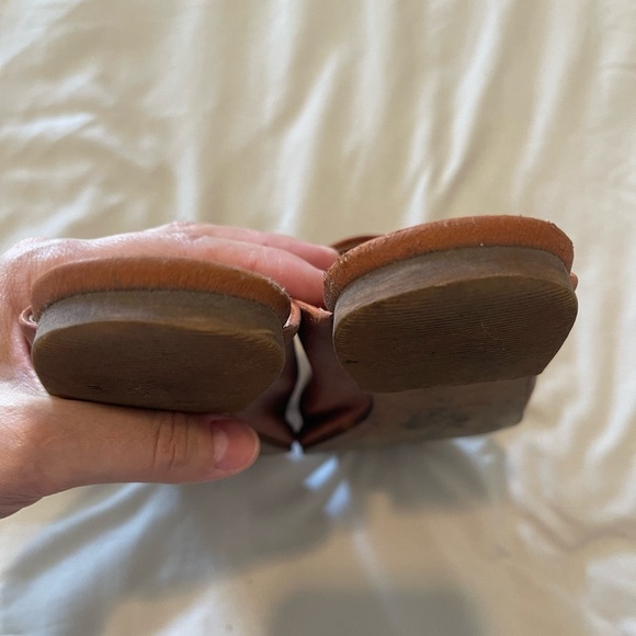 Free People Brown Leather Slip-mules - Picture 5 of 5